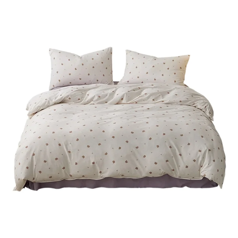 ベッド用4点セット 3点セット 100%コットン ニット柔らかい肌触り