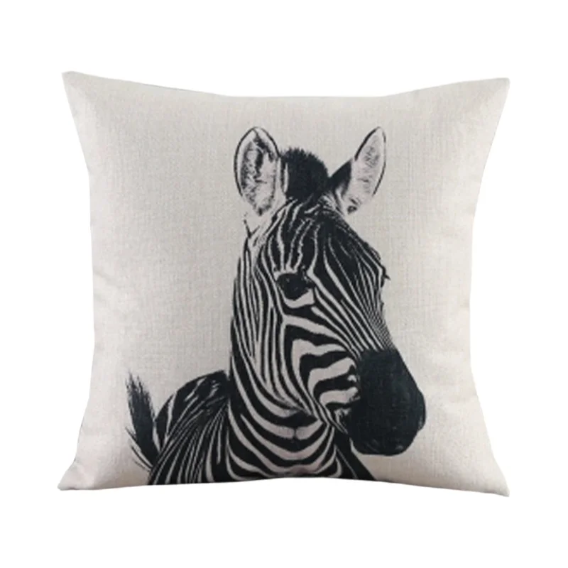 北欧モダン ブラックホワイトスタイル ソファ用クッションカバー【民宿装飾・車用・オフィス用】