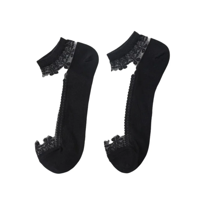 春夏用薄手浅口隠れソックス【純綿・通気性・低めのボートソックス】