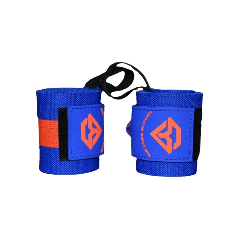 男性用トレーニング用リストバンド【紫・耐久性・捻挫防止】