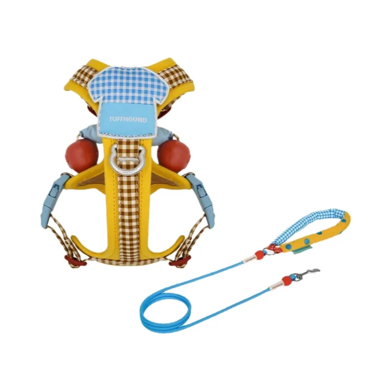 小型犬用 胸付リード【爆発防止・耐久性あり・ペットの散歩に最適】