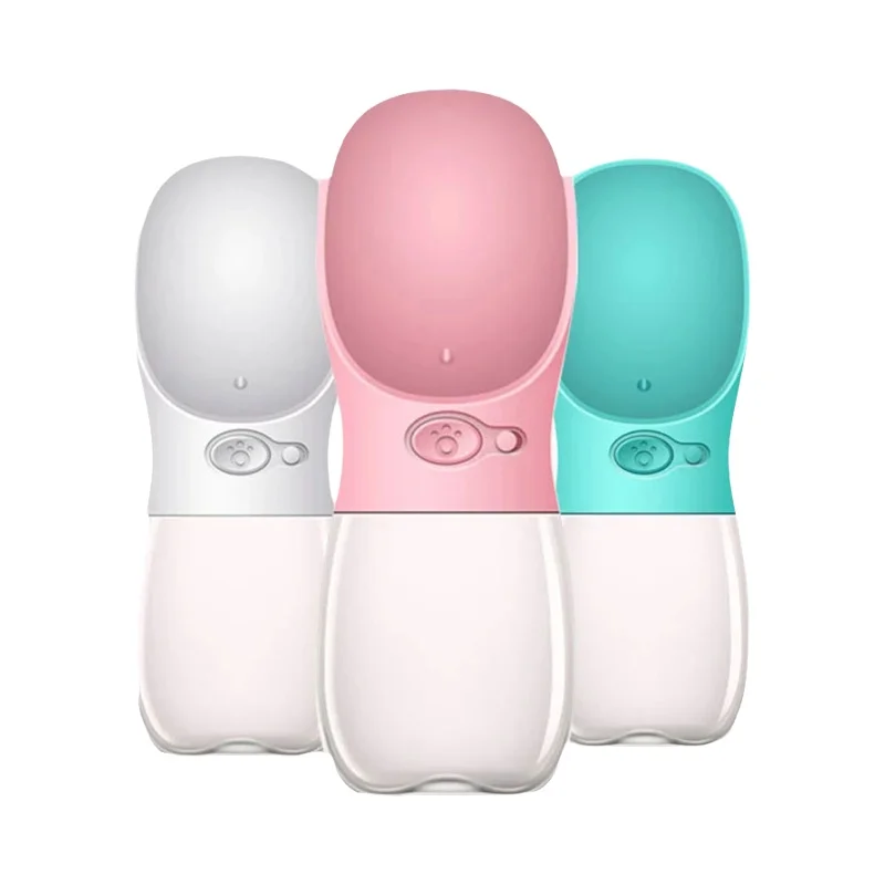 犬用ポータブル給水ボトル【アウトドア・散歩用・持ち運び便利】