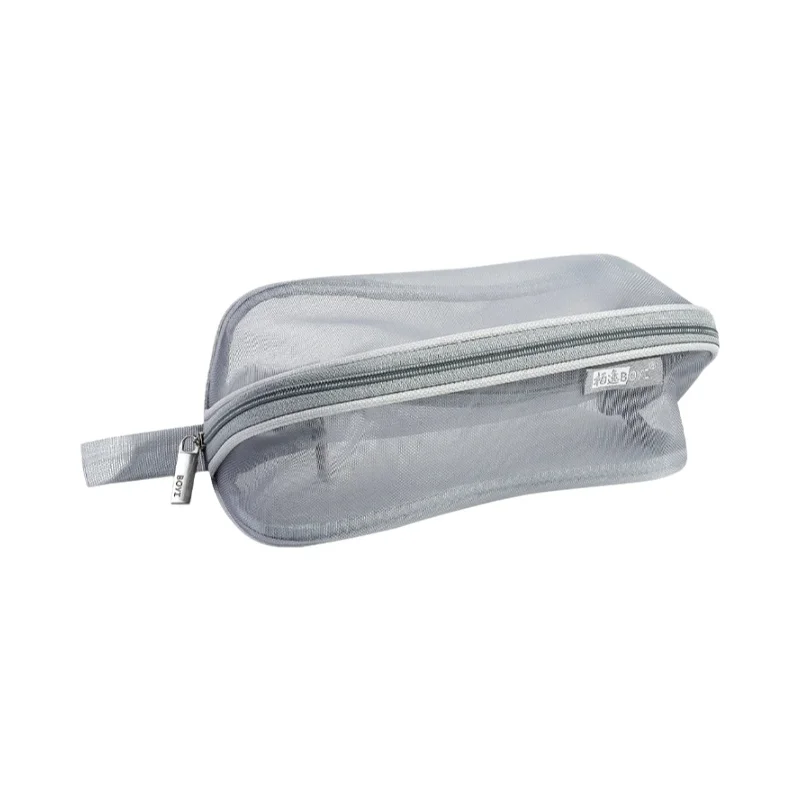 高透明なメッシュペンケース【男女兼用・シンプルデザイン・大容量】