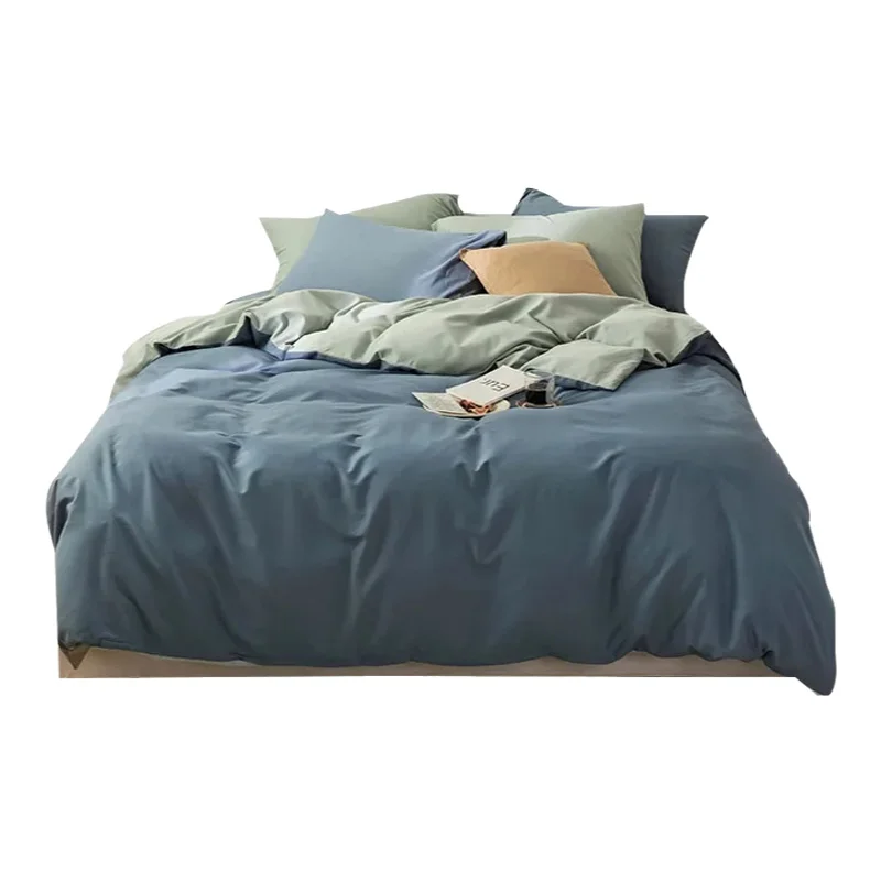 北欧デザインの加厚全棉ベッドリネン【四点セット・冬用・暖かさ】（セットアップ対応）