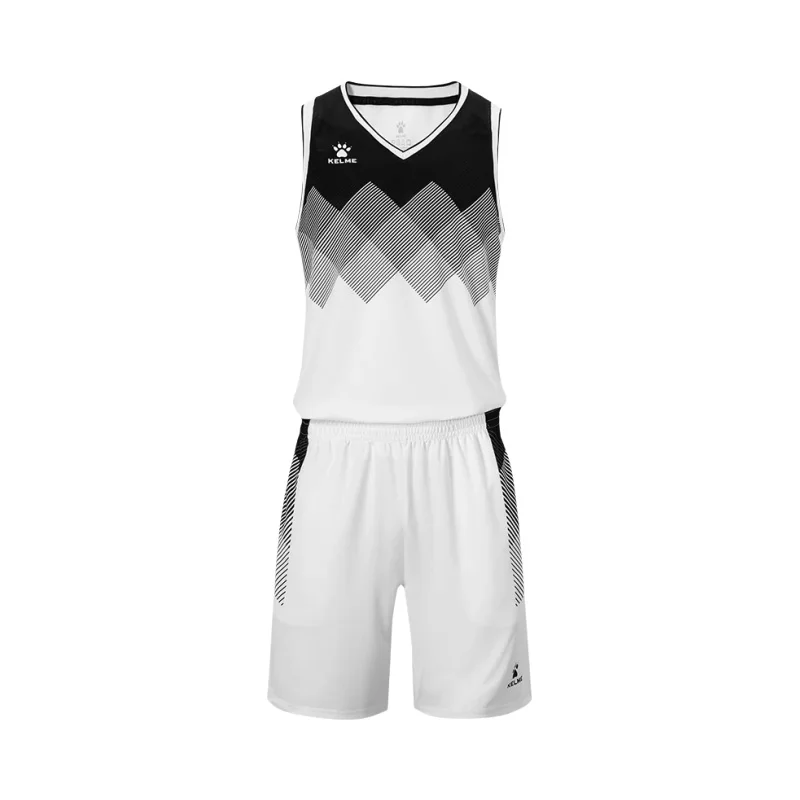 KELME 快適な着心地のバスケットボールウェア【夏用・速乾・メンズ・トレーニング用・ジャケット付き】（セットアップ対応）