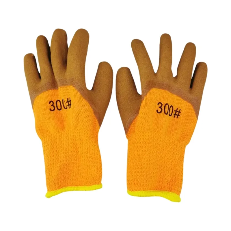 冬用 耐磨加工の作業用手袋【加熱裏地・軽量・防寒・通気性】