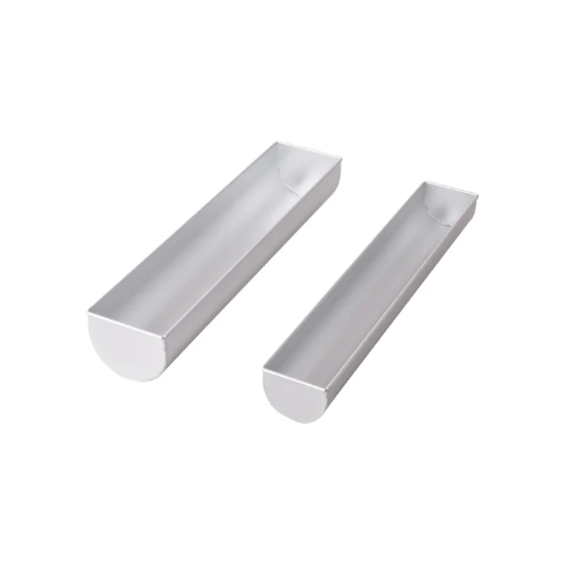 アルミ製ミニ・ビッグ半円ムース型【ロールケーキ・虹色クリームケーキ型・ベーキングモールド】