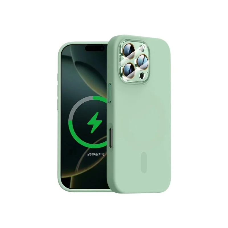 GGUU カメラレンズフィルム対応iPhone用ケース【シリコン製・マグセーフ対応・衝撃防止】