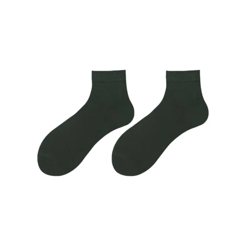 中筒 メンズ綿素材靴下【吸汗・通気性・ビジネス用・四季対応】