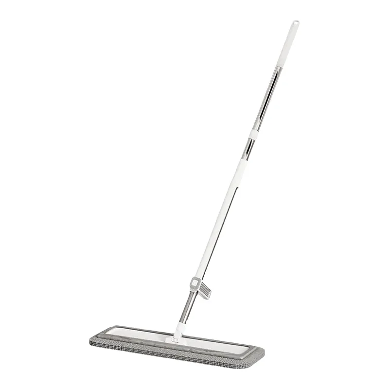 手洗い不要のチュニールフラットモップ【家庭用・便利な掃除道具】