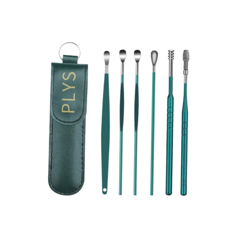 耳かきセット【スパイラルデザイン・大人・子供用・耳掃除ツール】