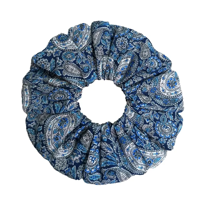 コットン製キャラメルフラワーヘアゴム【インス風・おしゃれアクセサリー】