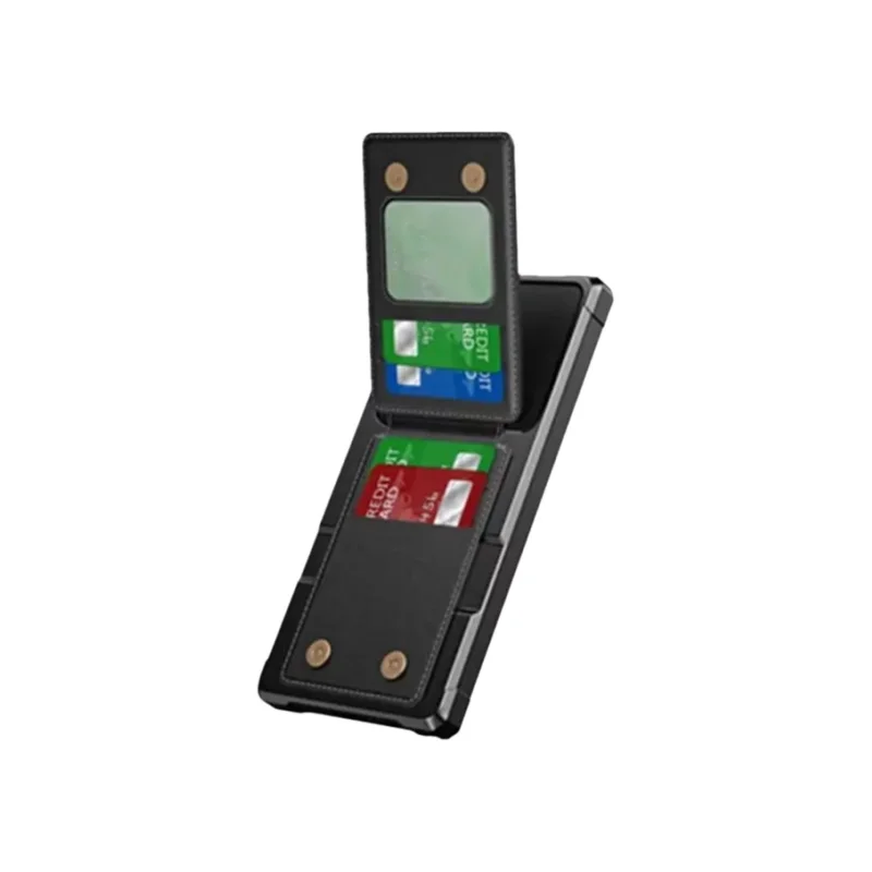 iPhone 15 Pro Max用 カード収納機能付きソフトケース【全包・防摔・財布機能・ビジネス用】