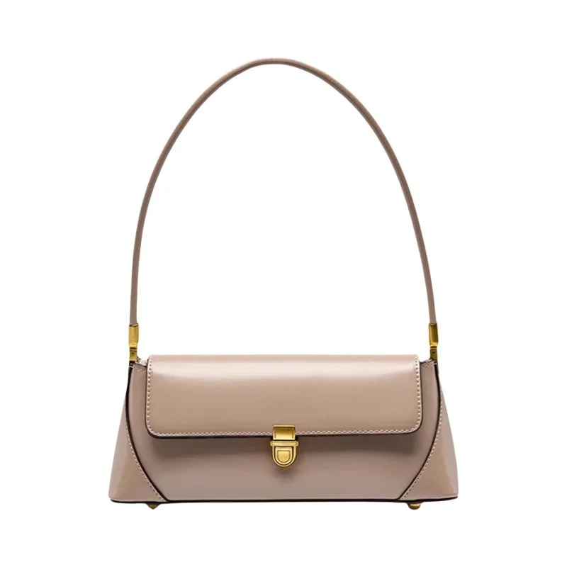 高級感あるレザー製 レディース アンダーアームバッグ【ヴィンテージスタイル・トート型・ショルダー付き】