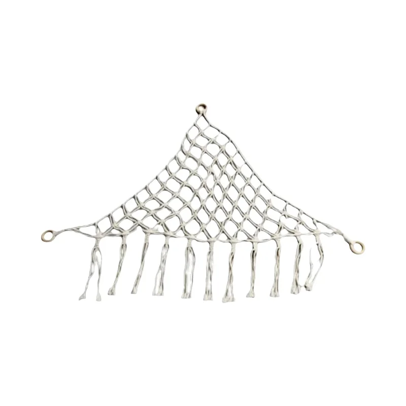 お部屋用 おもちゃ収納ハンモックネット【コットンロープ・壁掛け用・人形・玩具収納】