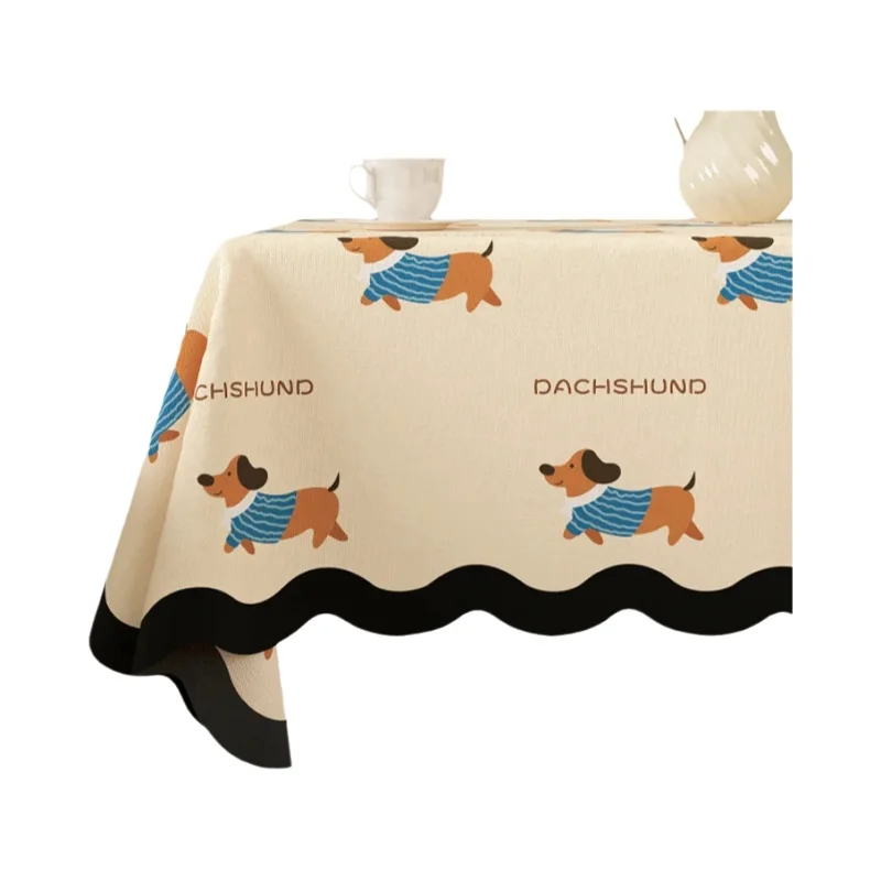 可愛いカートンデザインのテーブルカバー【防塵・おしゃれなインテリア用】