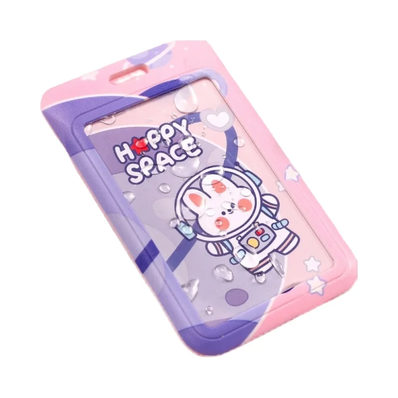 かわいいバスカードケース【シリコン製・学生証・身分証明書・キーホルダー付き】