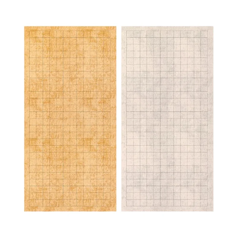 四尺の蜡染国展用宣紙【方格子紙・半生半熟・書道用】