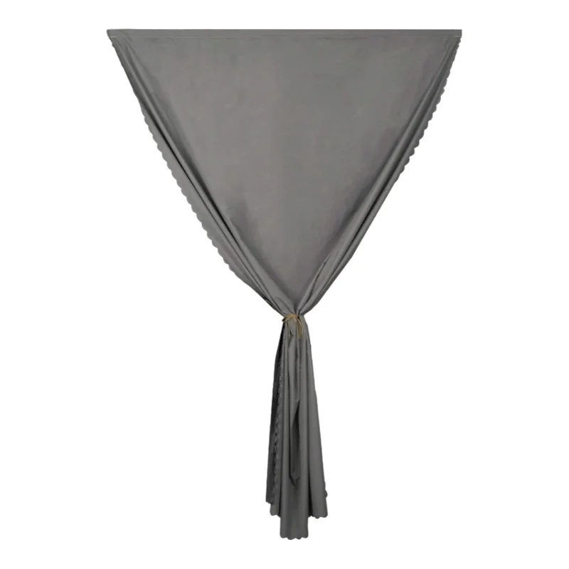 全遮光カーテン【穴あけ不要・マジックテープ式・簡易取り付け】