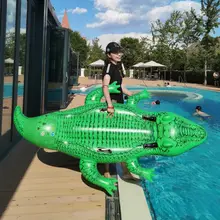 大きなワニ形のビーチ浮き輪【子供用・水上遊び・大人も楽しめる】