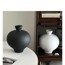 高級感溢れる陶製花瓶【デスクトップ用・創意的なインテリア】