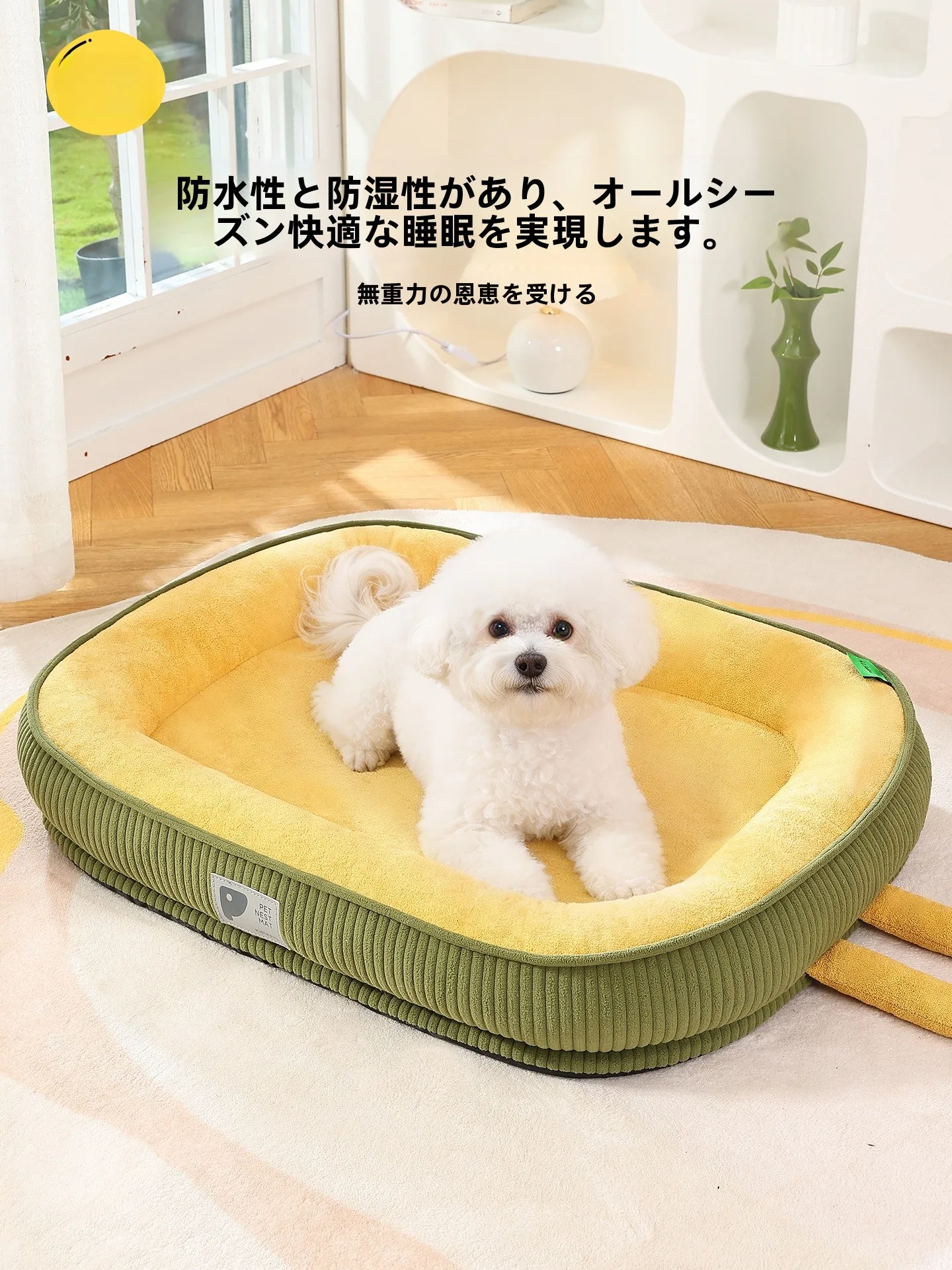 噛んでも破れない犬用ベッド：洗える高反発スポンジタイプの実用性と耐久性解析
