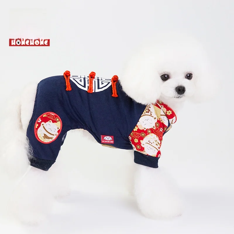 柴犬小型犬の冬の装着に最適な和風唐装服とは？