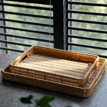 長方形トレー【欧風・デスク用収納バスケット・化粧台用・洗面用】