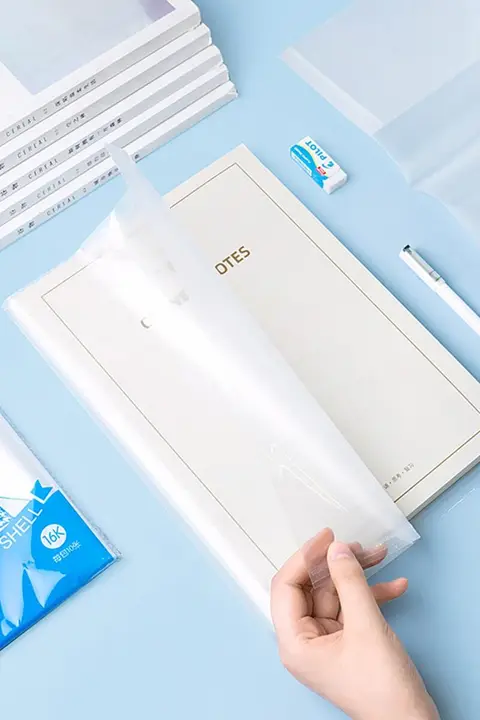 厚手透明学生用教科書カバー【防水仕様・A4サイズ用】