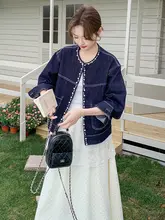 おしゃれで快適！薄手デニムジャケット【レディース・春秋用・ショート丈】