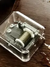 シンプルなハンドクランク式音楽ボックス【国歌メロディ・誕生日プレゼント・友情ギフト】