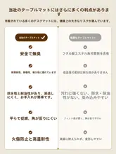 アメリカンビンテージ風 テーブルマット【防水・防油・耐熱・高級感】