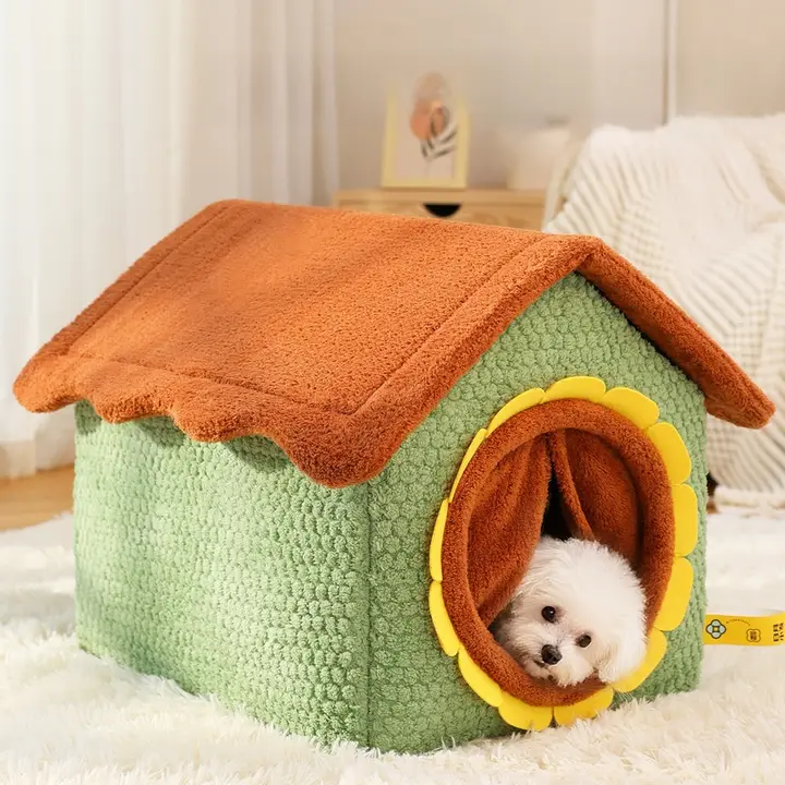 小型犬用保温ハウス【冬用・封閉式・洗える】