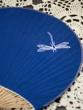 手作り刺繍のミニ団扇【復古中式・子供用・布面・涼感】