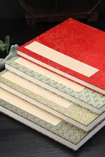 半生半熟宣紙折りたたみノート【旅行用・スタンプ収集・書道用】
