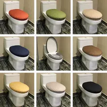 極厚のファーロングトイレカバー【円形・四季対応】