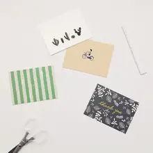 メッセージカード 封筒付き ポストカード インスタ映え ナチュラル 誕生日 感謝 先生の日 ラブメッセージ 「Daily like」