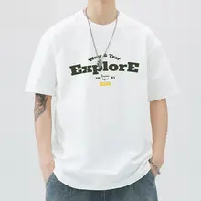 極上の柔らかさの純綿半袖Tシャツ【クルーネック・ホワイト・ゆったりシルエット】