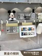 穴あけ不要のスマホスタンド【バスルーム・キッチン用・洗面台設置】