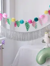 バタフライリボン材料セット【インス風・誕生日・ウェディング・ピンクパール装飾バルーン】