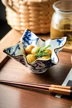 美しい青花瓷のデザートボウル【高級感ある家庭用・和風食器】