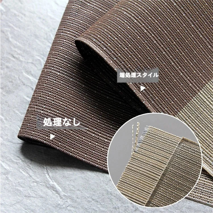 コースター 欧式デザインのPVC製テーブルマット【滑り止め・耐熱・洗濯可能】