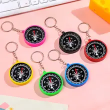 子供用ミニアウトドアキーホルダー型コンパス【学習用品・科学教育用】