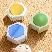 知育ペット用食べ物隠しおもちゃ【犬猫用・投餌器・洗面器付き】