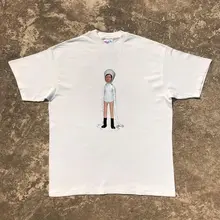 ユニークなデザインのカップル用Tシャツ【半袖・透気性・コミカルスタイル】