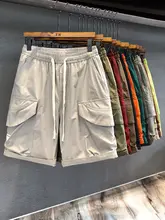 アウトドアキャンプ用 ヴィンテージスタイル アイスシルク製ワークショートパンツ【フィット・夏用】