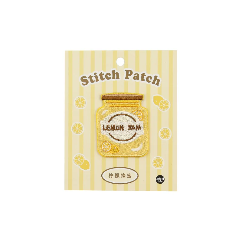 可愛い布貼り刺繍パッチ：DIY・ファッション・スマホケース用の粘着タイプデザイン