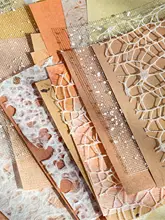 ロマンティックなミックス素材手帳用落水紙【レトロデザイン・アートデコ用フリーペーパー】