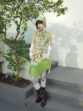 米白色のシフォンカーディガン【秋用・フレアスリーブ・UVカット・短丈】