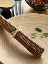 onlycook 鳥の羽木製お箸セット【無塗装・高級感・滑り止め・10ペア】